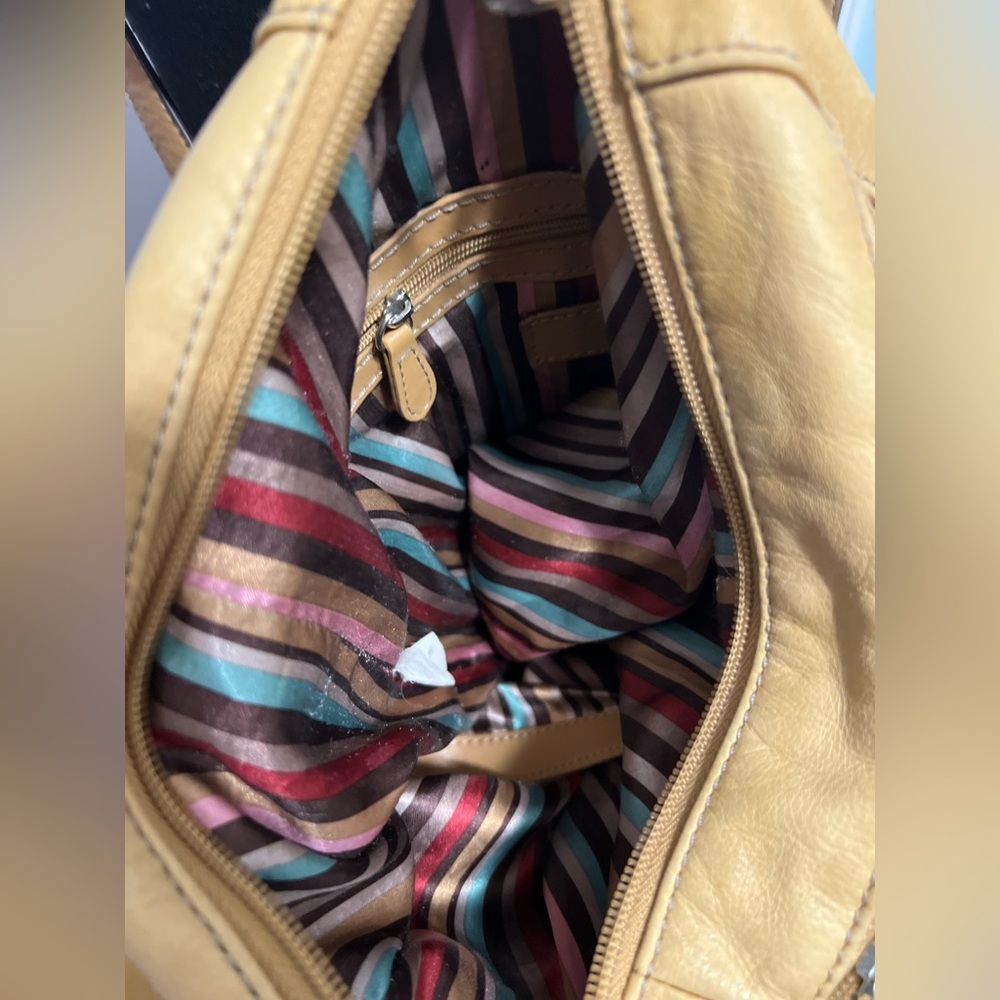 CLARKS Leather Backpack Multiple Pockets Adjustab… - image 3